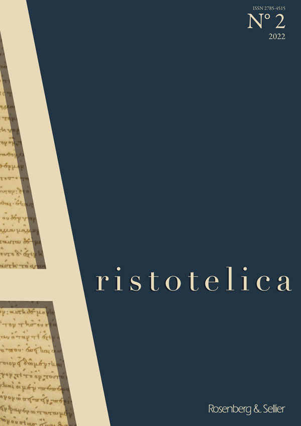 					View No. 2 (2022): Aristotelica, 2022-2
				