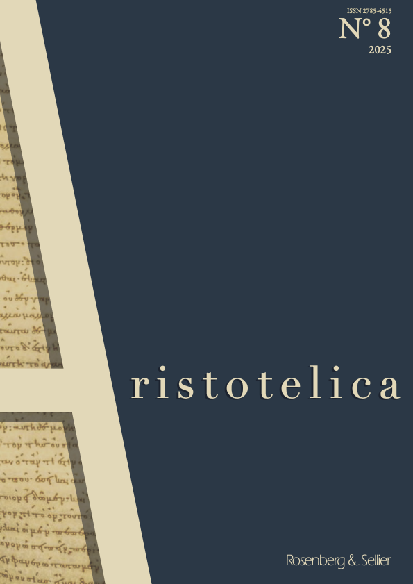 					View No. 8 (2025): Aristotelica, 2025-8
				